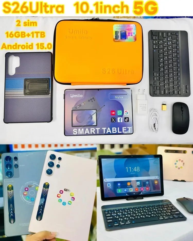 تبلت یومیو S26 Ultra | حافظه 128 رم 4 گیگابایت ۱۰.۱ اینچ