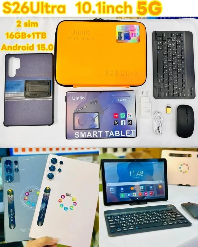 تبلت یومیو S26 Ultra | حافظه 128 رم 4 گیگابایت ۱۰.۱ اینچ